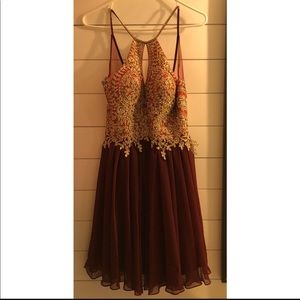 WORN ONCE Dave & Johnny’s Red Dress Size 7/8
